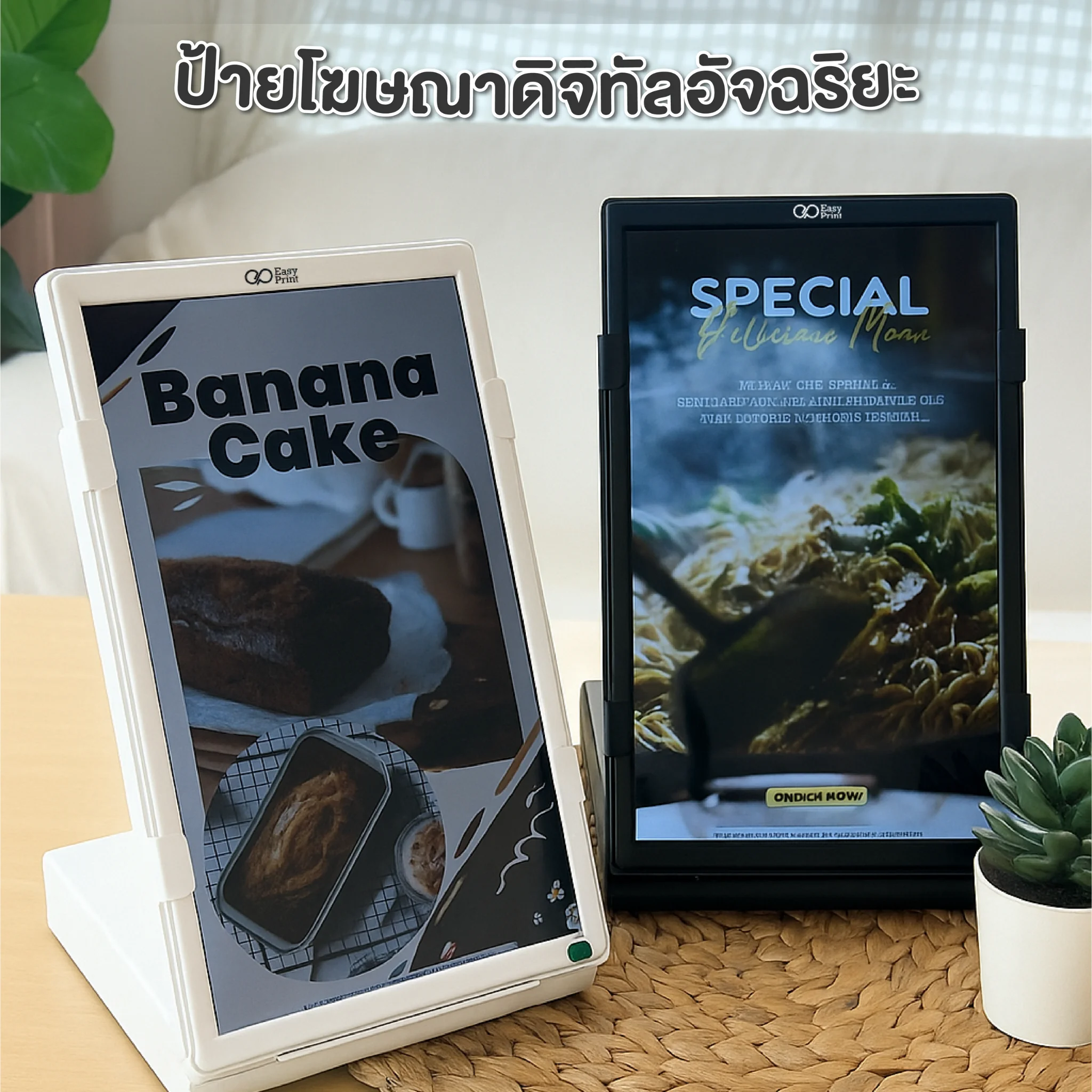 EasyPrint ELD-10PLUS ป้ายโฆษณาดิจิทัลอัจฉริยะ