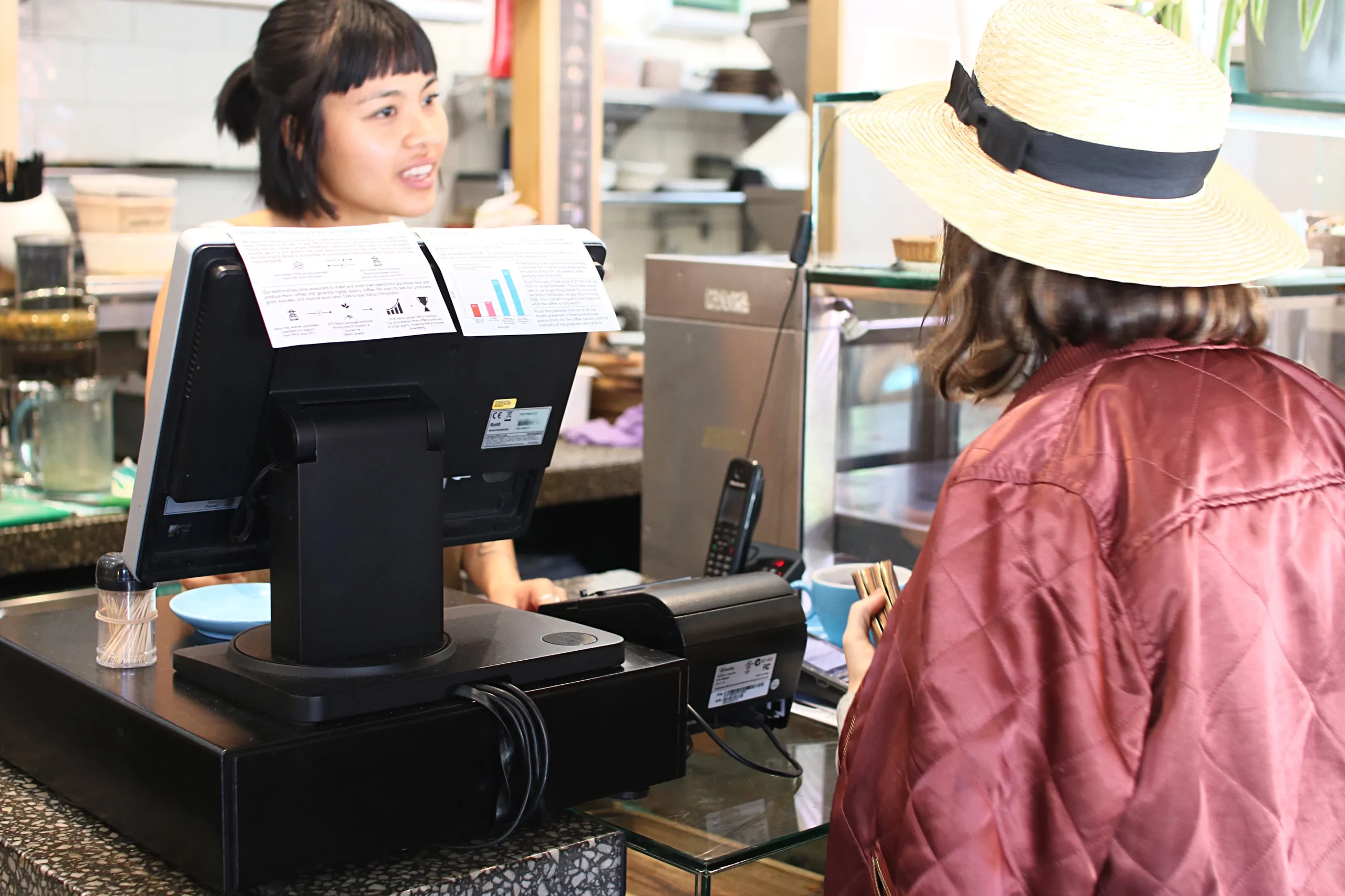 ตัวอย่างมินิมาร์ทและร้านค้าปลีกที่ใช้งานระบบ POS
