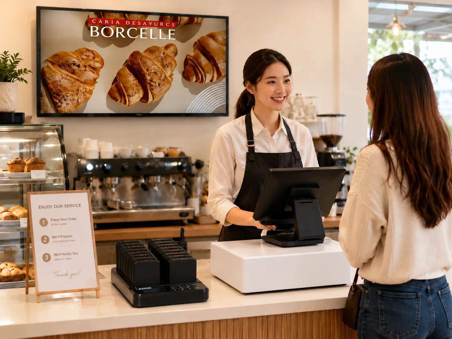 อุปกรณ์ EasyPrint สำหรับร้านอาหารและคาเฟ่
